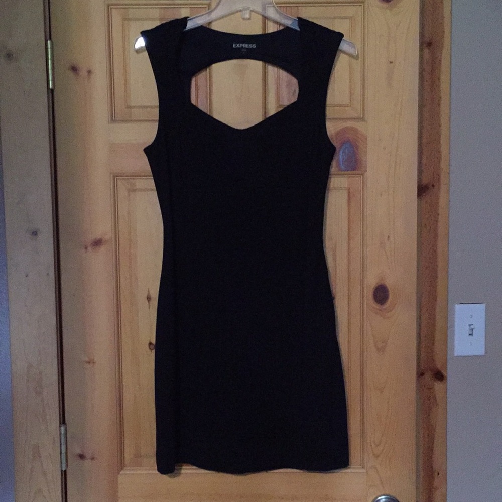 Black Backless Dress